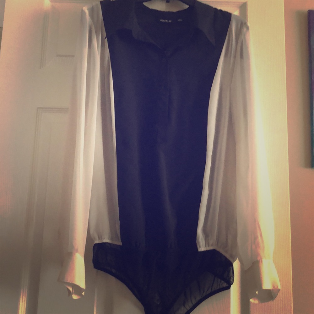 Semi sheer full bodysuit